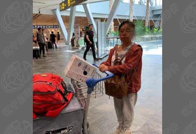 2019年10月11日新加坡保洁李女士离境